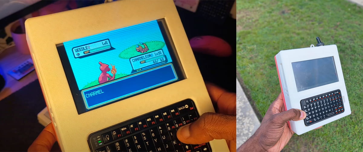 Homem transforma Raspberry Pi 5 em console portátil funcional com bateria de 15.000 mAh