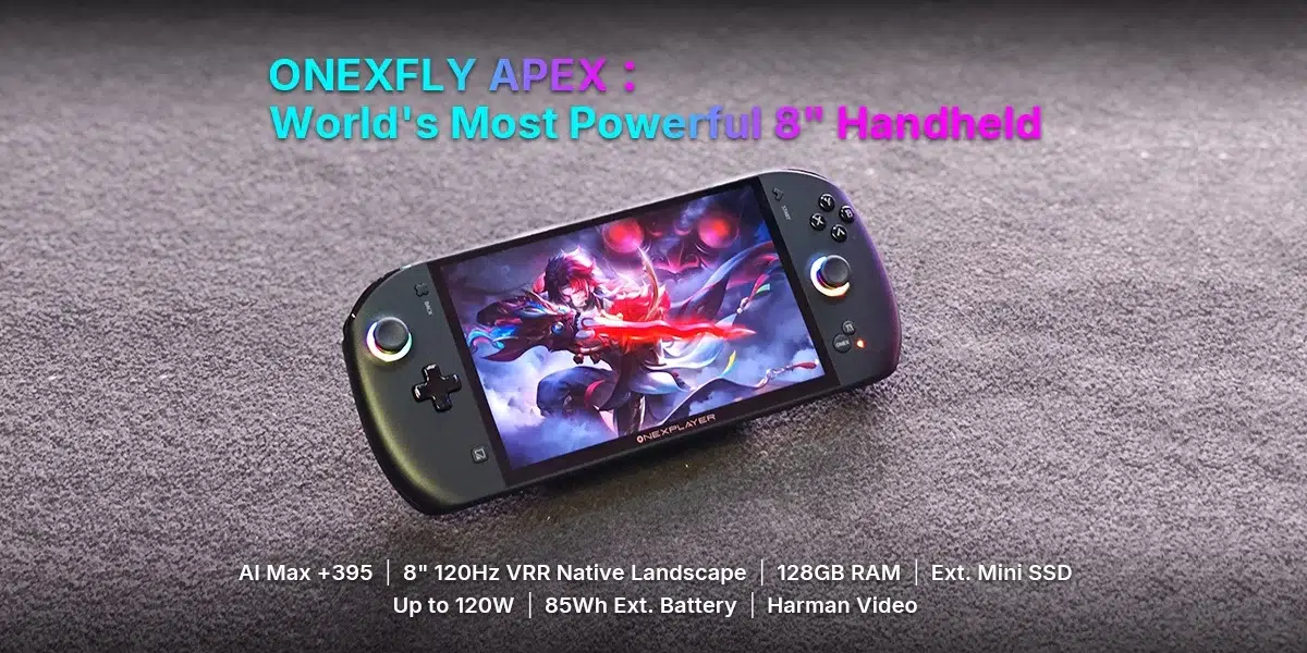 OneXFly Apex chega ao mercado com sistema de refrigeração líquida