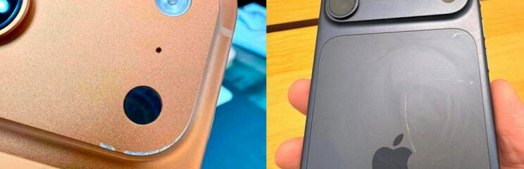 iPhone 17 arranhando