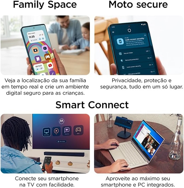 Motorola Edge 60 Fusion 5G: tela Quad-Curve e sensor Sony por R$ 1.548 com desconto + cupom 5 2 11