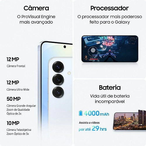 Galaxy S25 5G com 53% OFF com cupom: difícil ver esse preço de novo 2 4 34