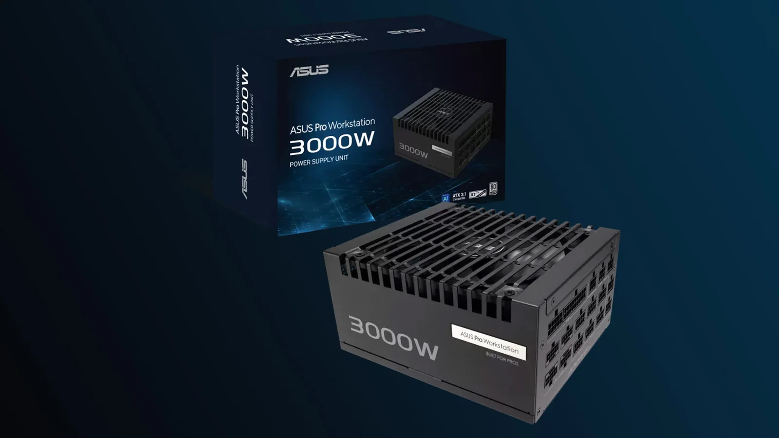 Com até 3000W de potência, ASUS lança a linha de fontes Pro WS Platinum 1 ASUS Launches Pro WS Platinum Power Supplies scaled 1
