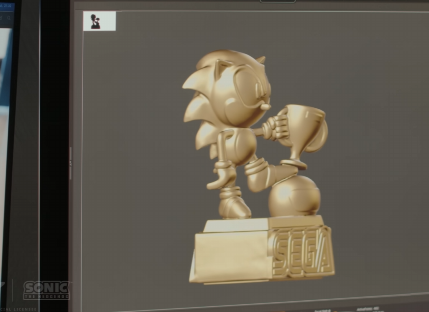 SEGA recriou o lendário troféu do Sonic que Senna levantou em 1993, e ele estará em exibição em Interlagos 2 Captura de tela 2025 11 04 120335
