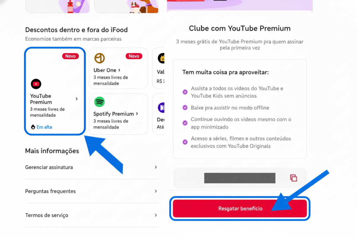 YouTube sem anúncios? iFood libera 3 meses grátis do Premium para assinantes do Clube 8 Gemini Generated Image 7a8fky7a8fky7a8f 1