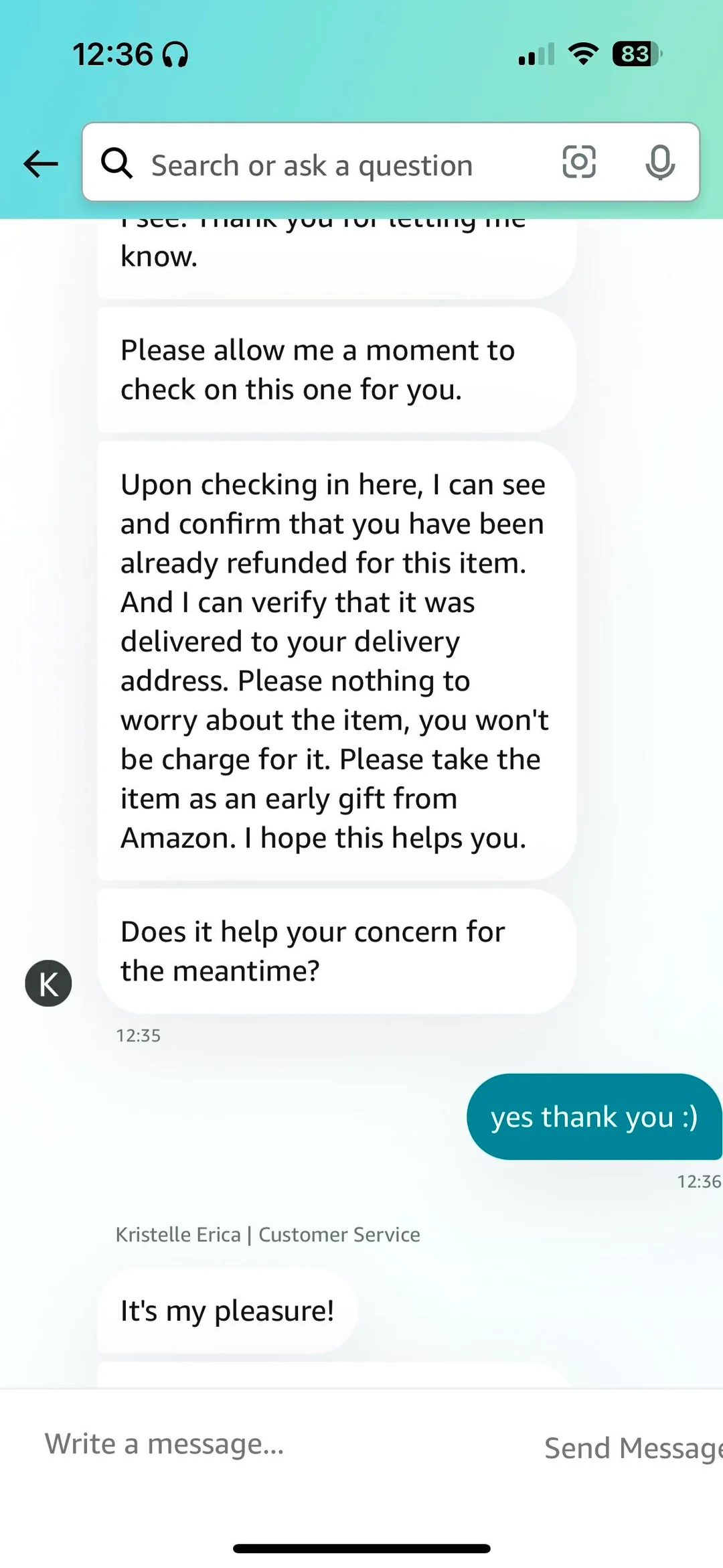 Falha logística da Amazon termina em presente inesperado: dois monitores OLED 4K pelo preço de um 5 update amazon is letting me keep an extra 4k monitor as an v0 g6snth4pz52e1