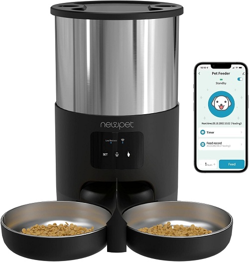 Comedouro automático 5L com 23% OFF: Controle a ração do seu pet mesmo a distância 1 1 65