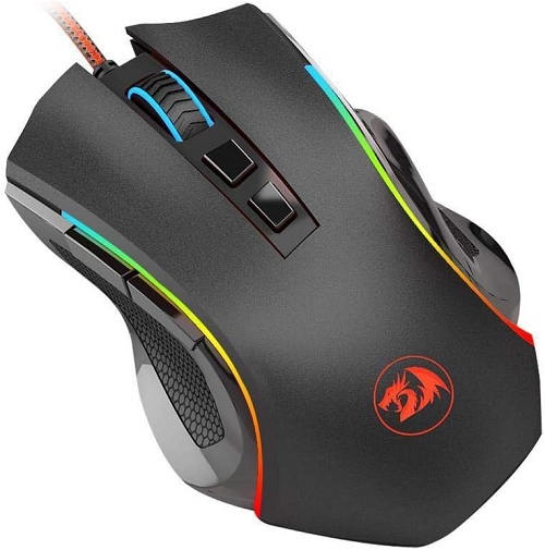 Mouse Redragon Griffin com 48% de desconto: RGB, sensor Pixart e botões extras por preço vantajoso 2 2 44