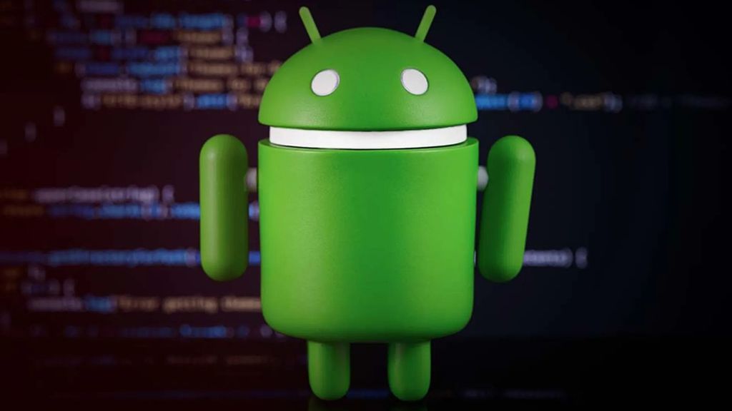 Hackers transformam Telegram em ferramenta para roubo de dados com apps falsos 1 Mascote 3D do Android verde com código de programação ao fundo