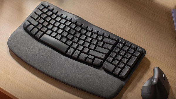 Adeus dor no pulso e nos ombros: teclado e mouse ergonômicos Logitech em oferta 2 3 14