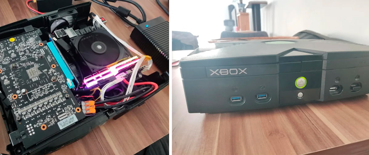 Ele usou a carcaça do primeiro Xbox para montar um PC com Ryzen e