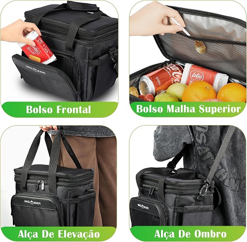 Vai viajar no Carnaval? A bolsa térmica 20L que salva a viagem (22% OFF + cupom) 3 2 7