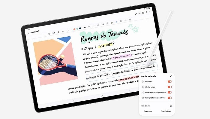 Samsung Galaxy Tab S10 FE+ com 48% de desconto: o tablet com S Pen e capa inclusos que entrega experiência premium sem o preço da linha topo 2 2 23