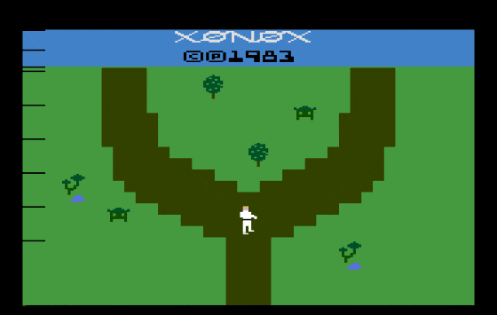 Chuck Norris nos games: relembre a trajetória do astro, da era Atari ao PS5 1 atari 2600 chuck norris superkicks 1983 xonox k tel software robert weatherby 6 screenshot
