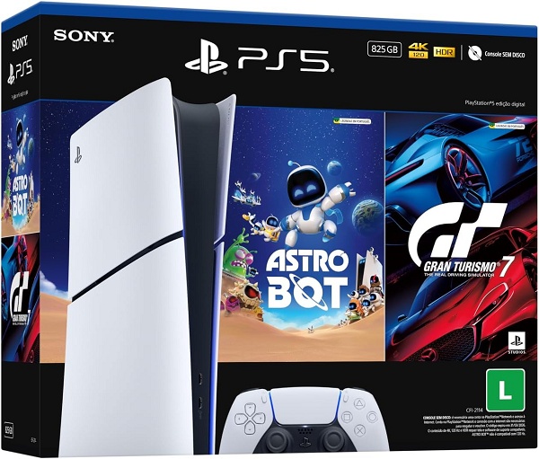 Oportunidade! PlayStation 5 Slim digital + 2 jogos está saindo por basicamente R$ 3.500 em promoção 3 1 46