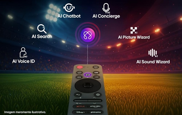 Smart TV LG com desconto! De 50 a 86 polegadas com IA, Modo Esporte para a Copa e portal de games sem console 5 1 21