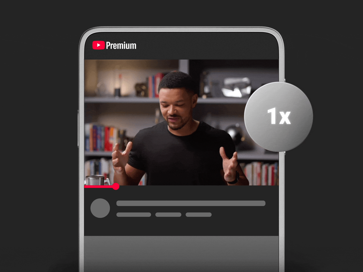 YouTube Premium ganha 3 recursos de áudio para fãs de podcasts 1 YTMP NewFeatures Autospeed GIF YT PR Blog 4x3 1440x1080 1