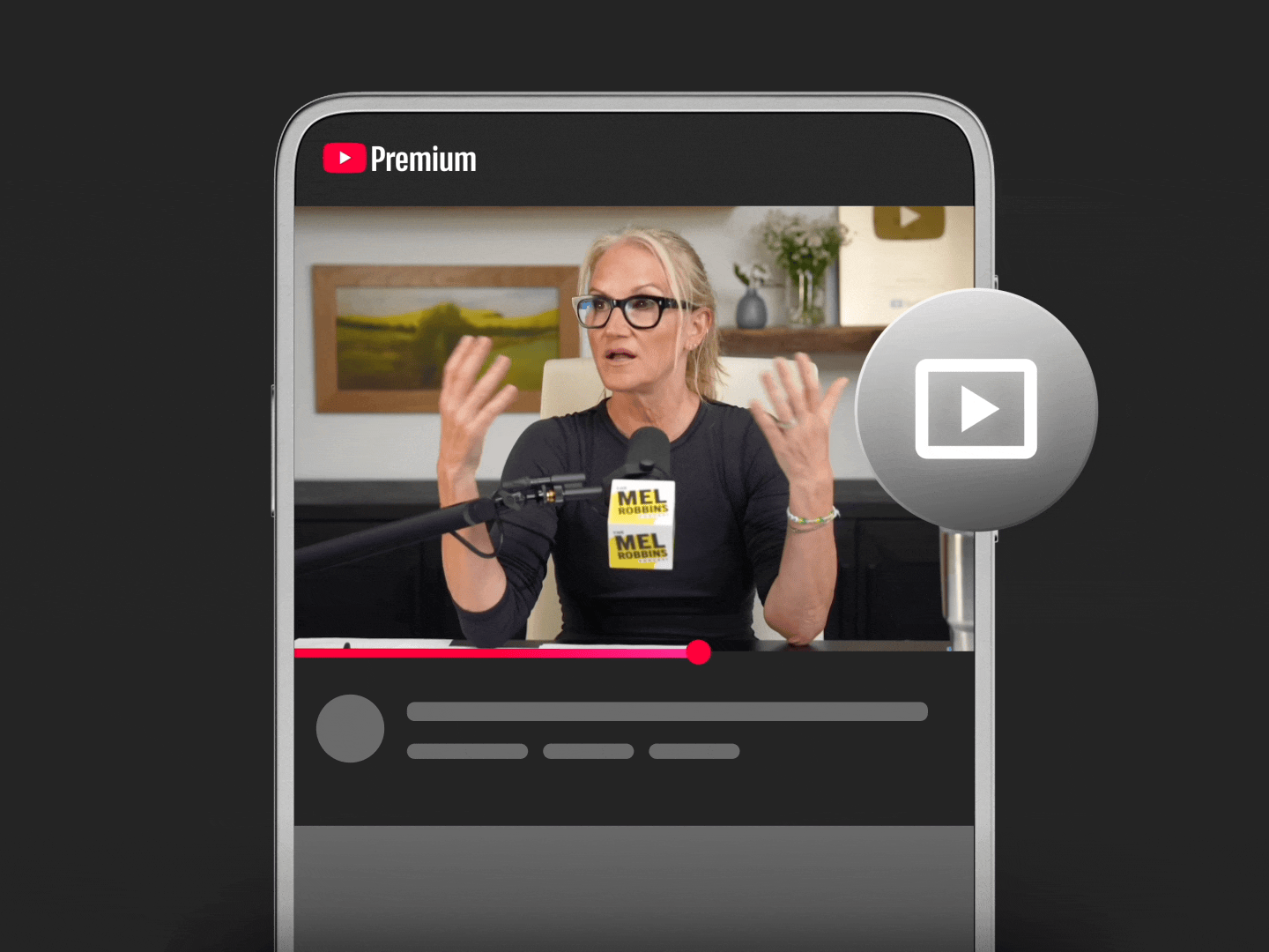 YouTube Premium ganha 3 recursos de áudio para fãs de podcasts 2 YTMP NewFeatures On the go GIF YT PR Blog 4x3 1440x1080 1