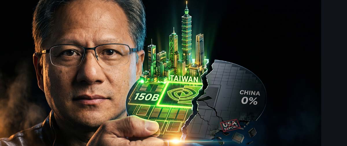 NVIDIA decide injetar US$ 150 bilhões por ano em Taiwan e muda o ritmo da guerra do silício
