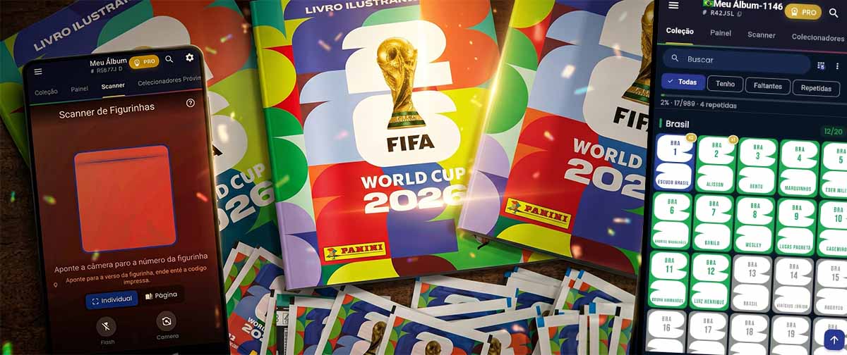 Apps para ajudar a controlar figurinhas da Copa 2026 pelo celular