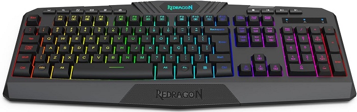 Teclado gamer Redragon Harpe Wireless com 25% de desconto: RGB, ABNT2 e liberdade sem fio por um preço imperdível 2 21 15