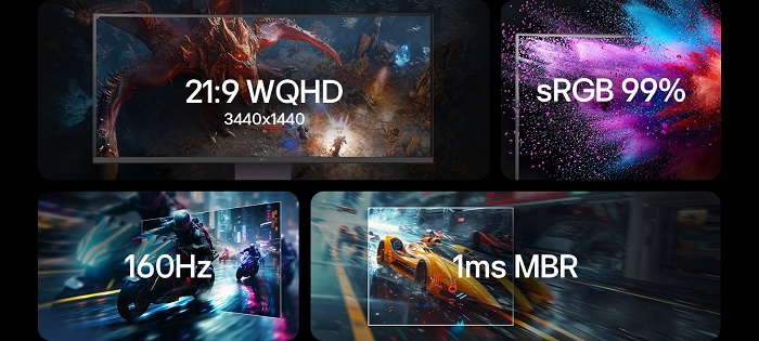 Monitor LG UltraGear 34" UltraWide com 28% de desconto: imersão QuadHD e 160Hz por um preço bem mais acessível 2 21 17