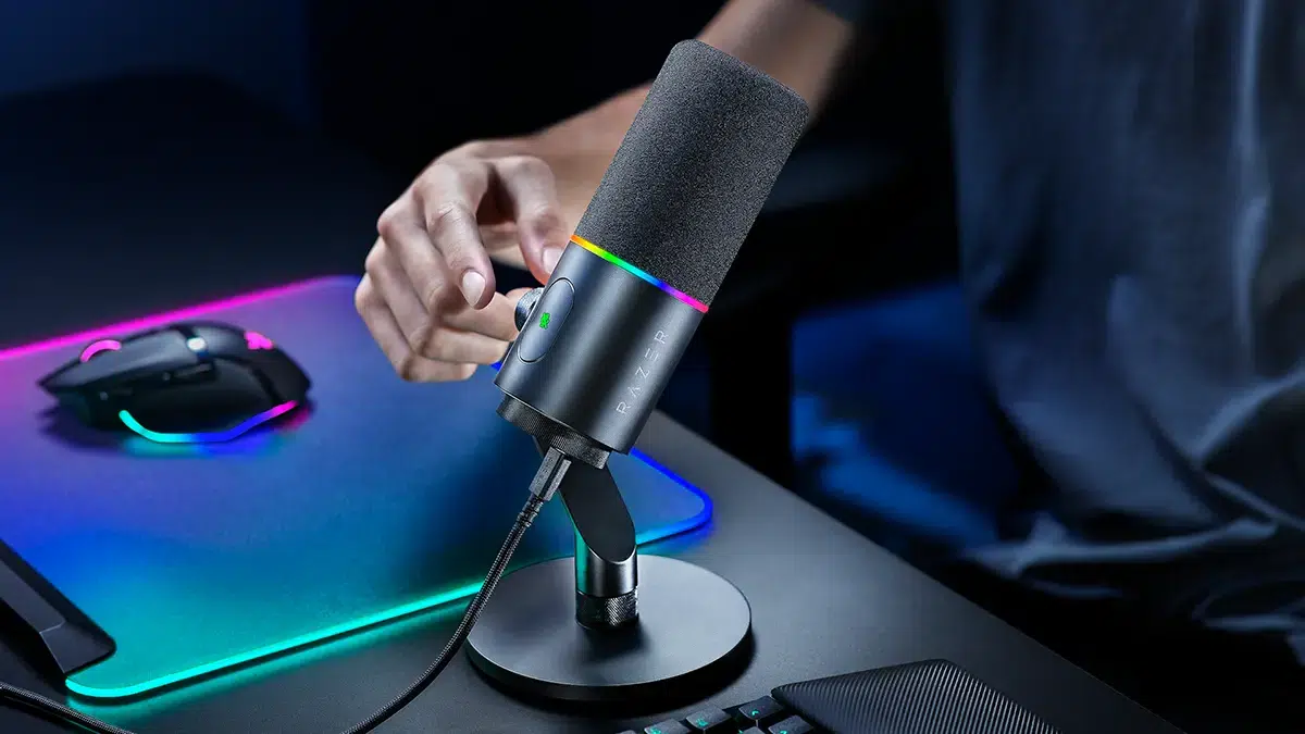 Razer anuncia o microfone Seiren V3 Pro; modelo grava em 32-bit float e tem USB-C e XLR 1 Razer Seiren V3 Pro 5