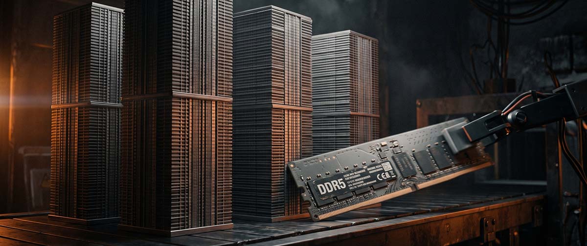 Preços de memórias DDR5 só voltam ao normal daqui a dois anos, diz AMD