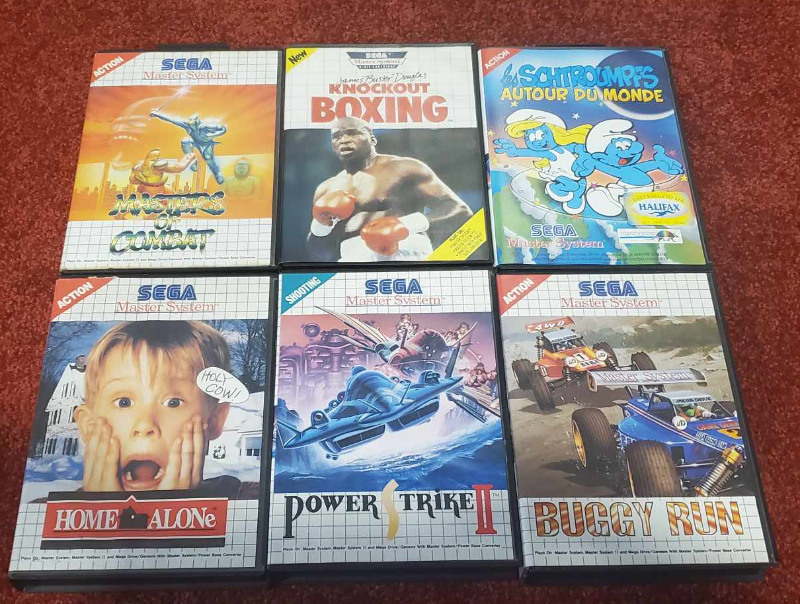 Após conquistar 114 títulos lançados nos EUA e 168 exclusivos europeus, colecionador agora quer completar a coleção mundial do Master System 2 nxT3r5F 1