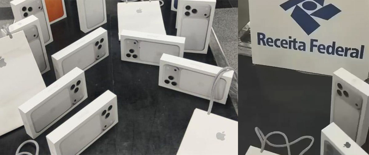 Receita Federal apreende 15 iPhones 17 Pro Max em bagagem no aeroporto de Salvador
