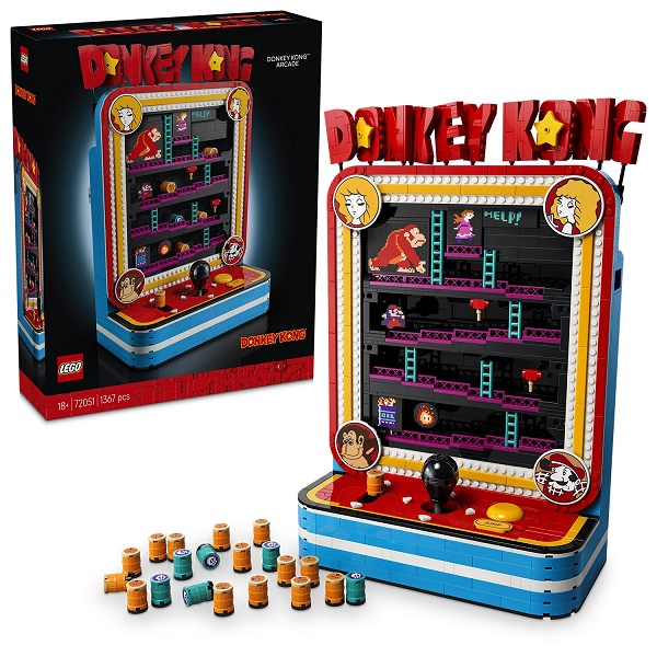 Lego Donkey Kong arcade recria o clássico com barris infinitos — Miyamoto aprovou 1 2 1 28