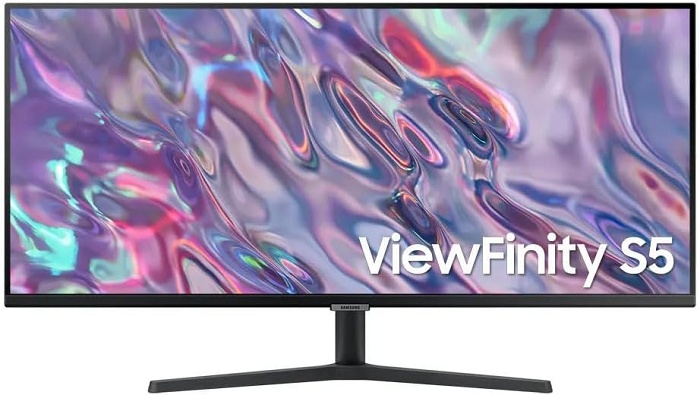 Mais tela sem usar dois monitores: monitor ultrawide Samsung Viewfinity S5 34" WQHD está com 30% OFF 2 1 34