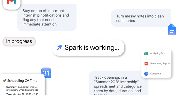 Gemini Spark do Google chega ao Brasil e automatiza e-mails, planilhas e viagens 1 1 9