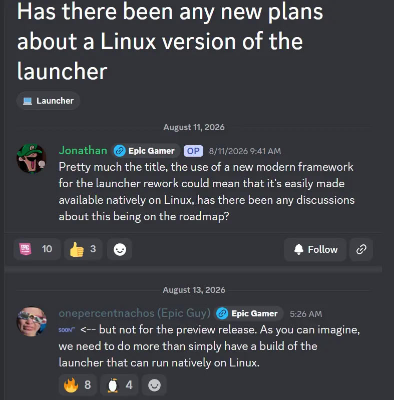 Epic Games Store finalmente terá versão oficial para Linux 1 1NmY6zYBoZjPzZco