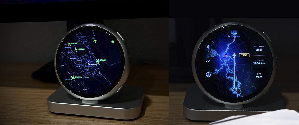 Desenvolvedor cria painel que reúne radar de aviões, clima e espaço usando um microcontrolador ESP32
