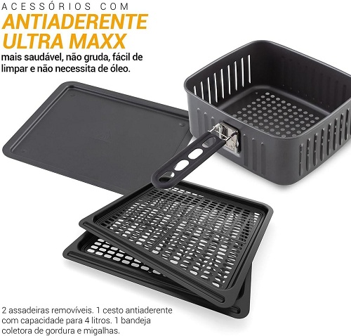 Air Fryer Forno Philco 12L com 62% de desconto: air fryer e forno em um só equipamento 4 3