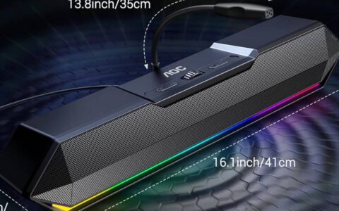 Caixa de som gamer AOC com microfone atinge menor preço do ano na Amazon