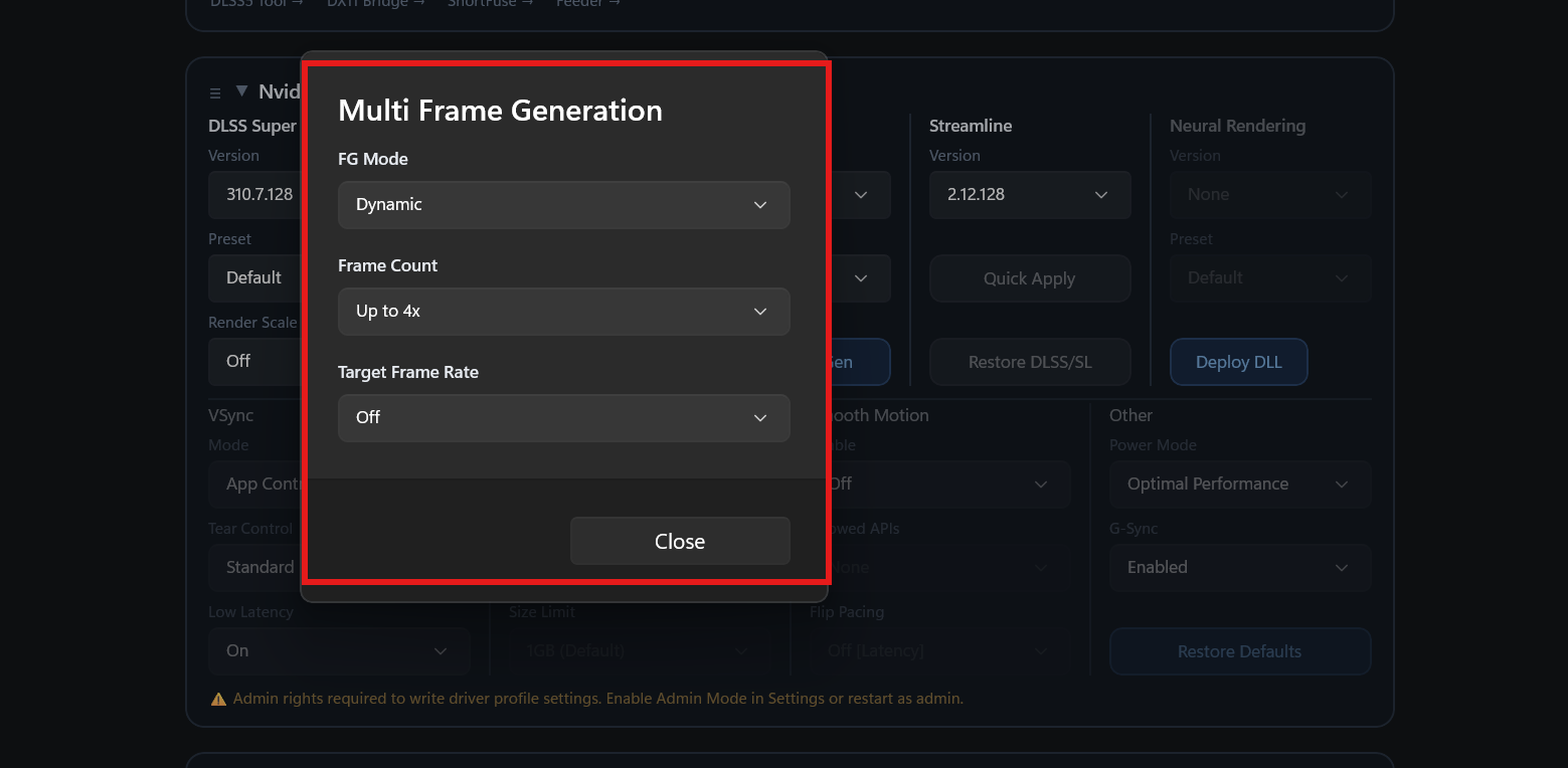 RTX 40 pode rodar DLSS Multi Frame Generation com mod não oficial; Veja como fazer 3 Captura de tela 2026 09 29 142329