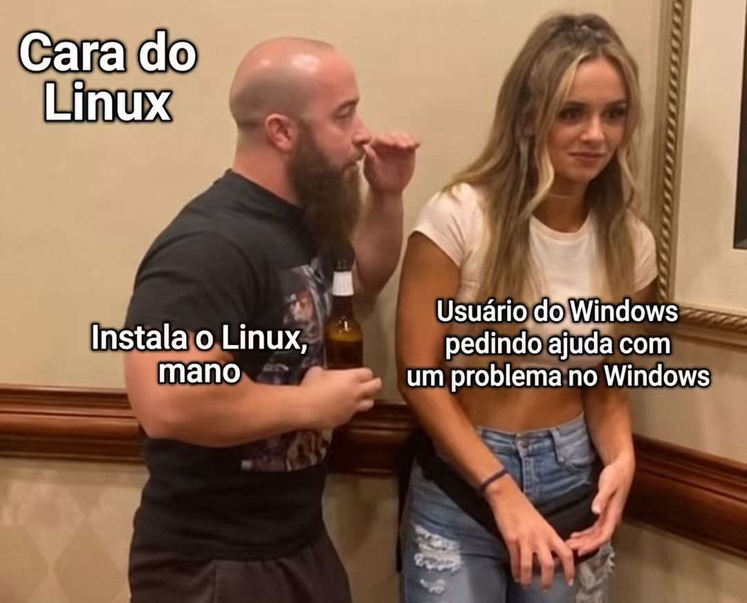 “Esses caras são chatos pra caramba”: homem reclama de quem recomenda Linux para qualquer problema no Windows 1 FB IMG 1790088363421