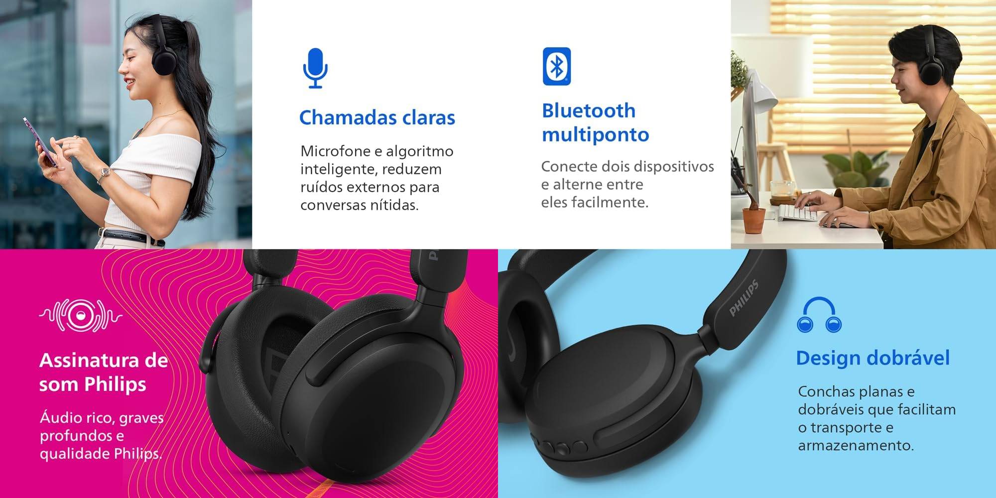 Headphone Bluetooth da Philips