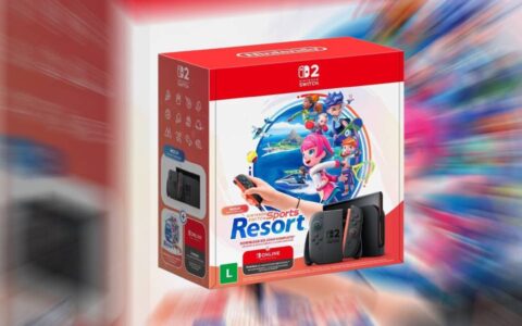 Novo bundle do Switch 2 entra em pré-venda com Nintendo Switch Sports Resort e 3 meses de Switch Online
