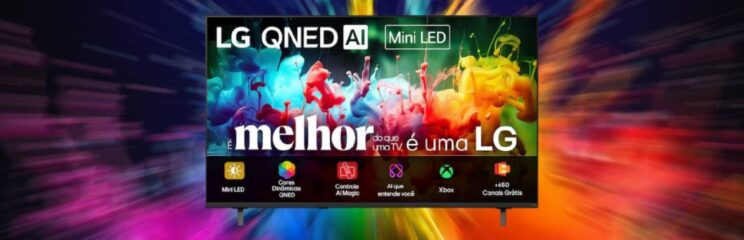 TV LG QNED Mini LED 4K de 65 polegadas cai de preço na Amazon e vira opção perfeita para gamers