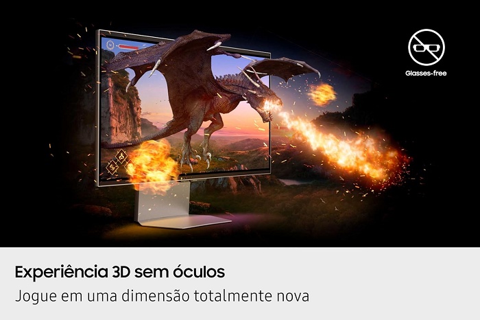 Samsung Odyssey 3D: o monitor que entrega imagens em 3D sem óculos está com 34% de desconto e mais cupom 1 21 7