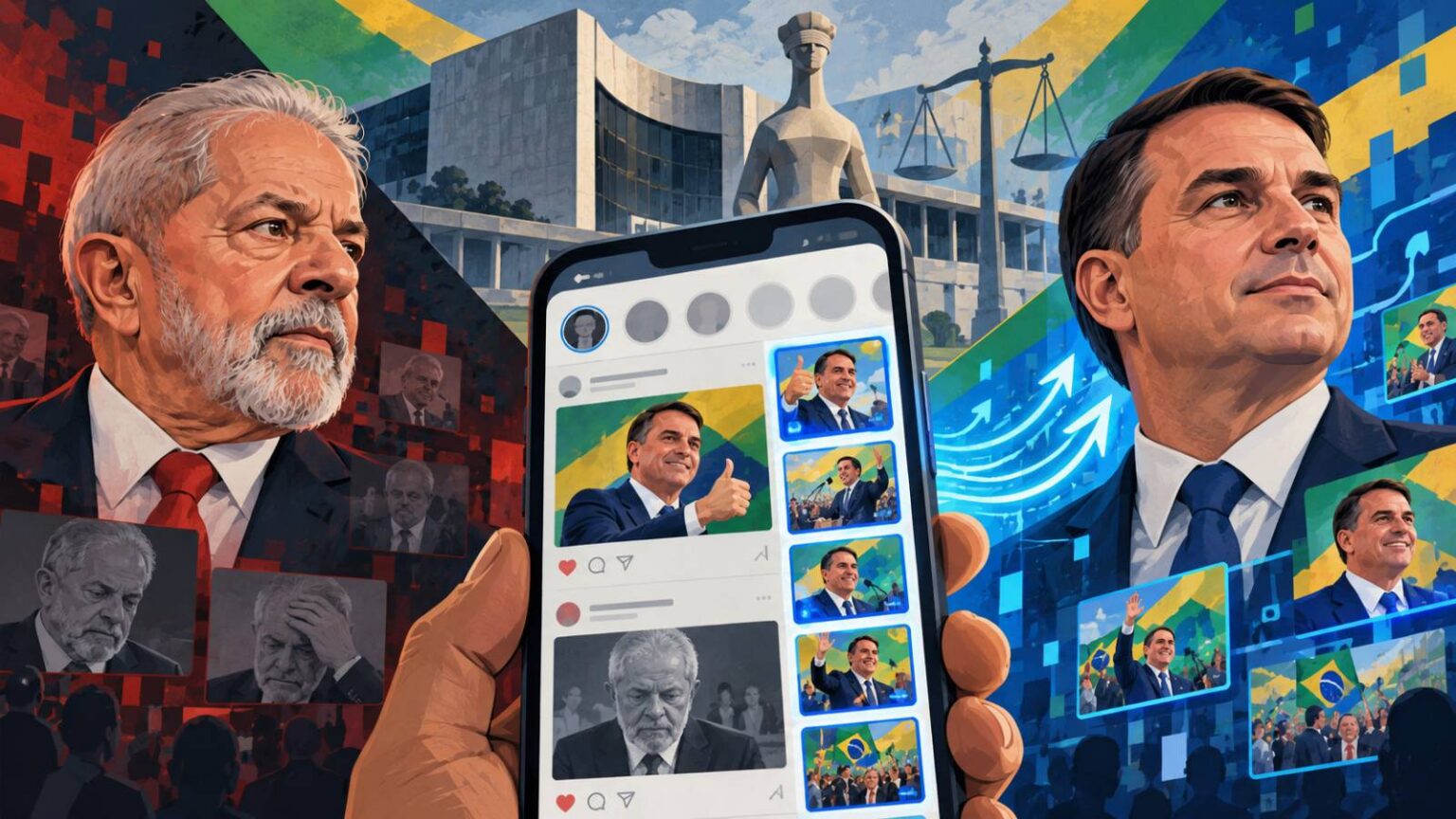 Campanha de Lula acusa Meta de continuar favorecendo Flávio Bolsonaro nas redes sociais