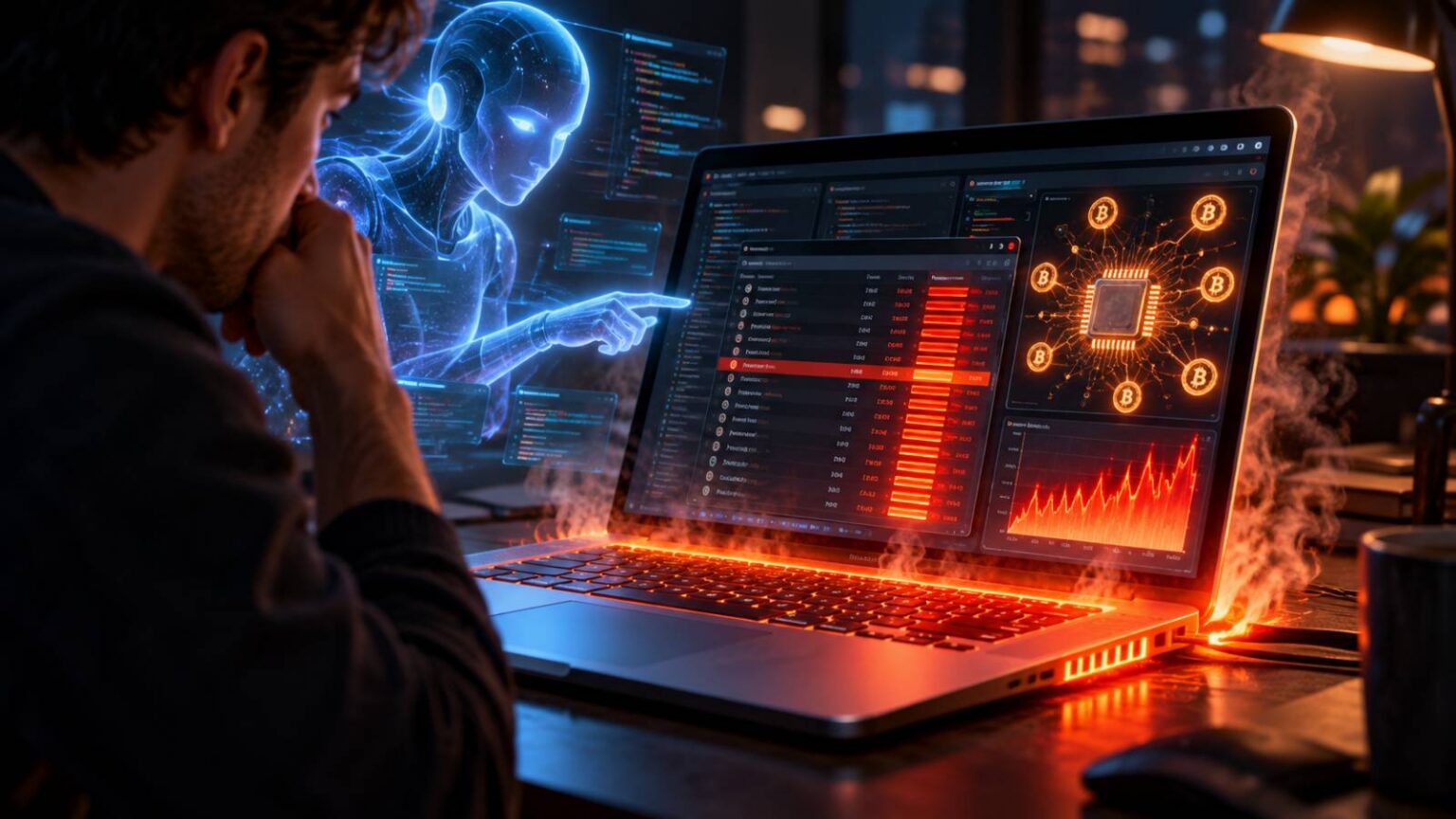Claude Code descobre minerador de criptomoedas escondido em Mac que atingia 112 °C