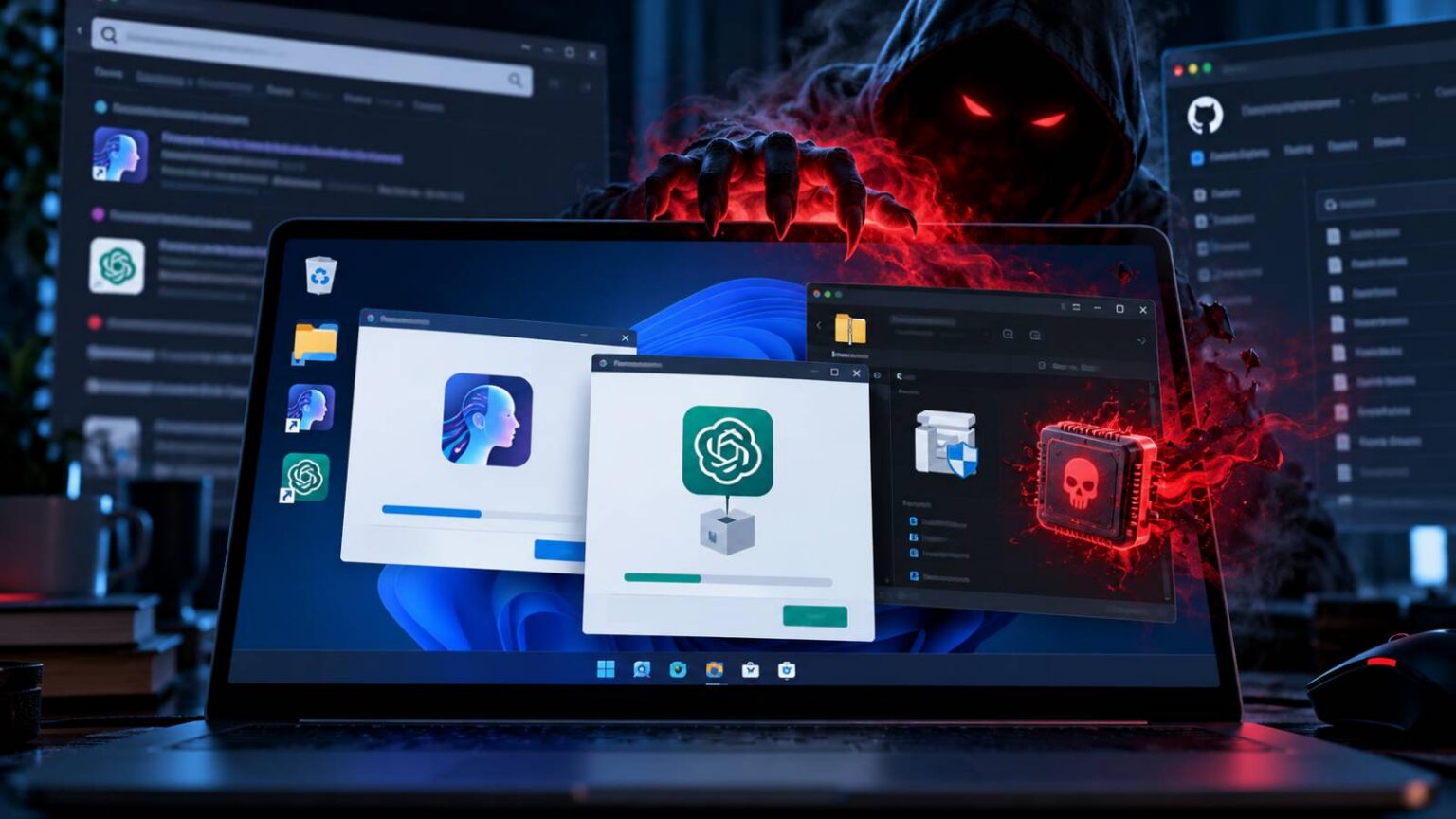 Cuidado ao baixar o ChatGPT ou Claude: versões falsas estão espalhando malware