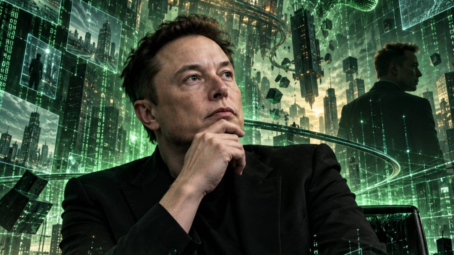 Elon Musk diz que há 50% de chance de vivermos em uma simulação