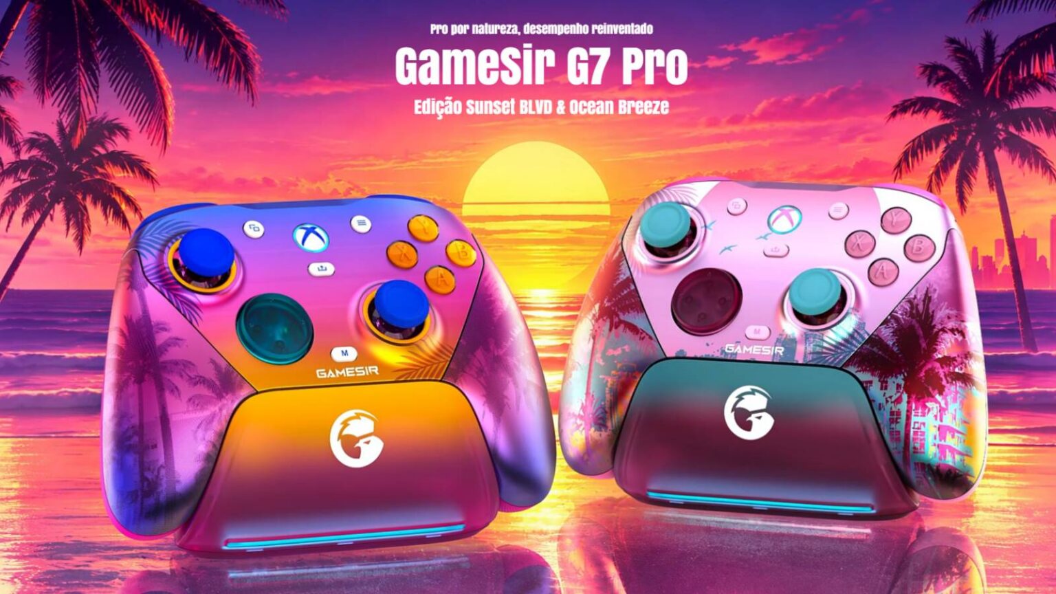 GameSir apresenta controles inspirados em GTA 6 que são mais bonitos que os do PlayStation