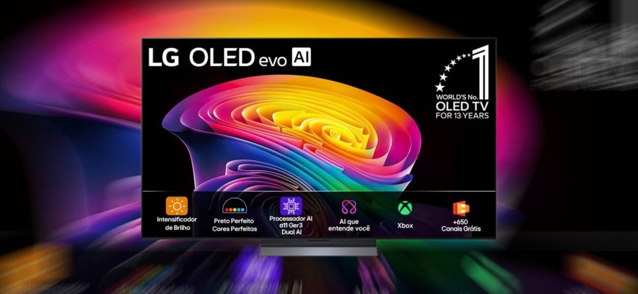 LG OLED C6 entra em promoção e fica R$ 1 mil mais barata na Amazon