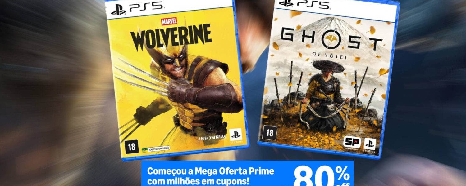 Mega Oferta Amazon Prime derruba preços de Marvel’s Wolverine e Ghost of Yōtei