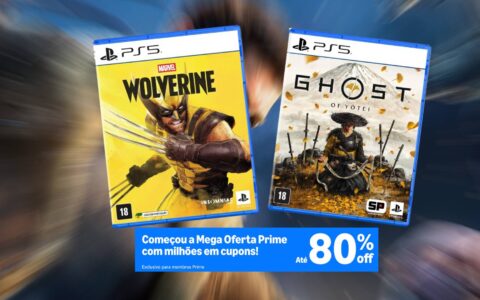 Mega Oferta Amazon Prime derruba preços de Marvel’s Wolverine e Ghost of Yōtei